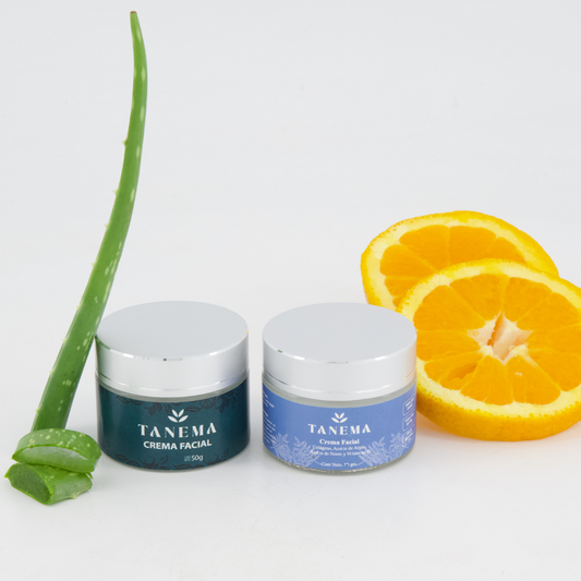 Crema Facial de Neem y Aloe Vera