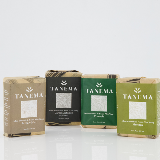 Jabón Artesanal de Neem, Avena y Miel