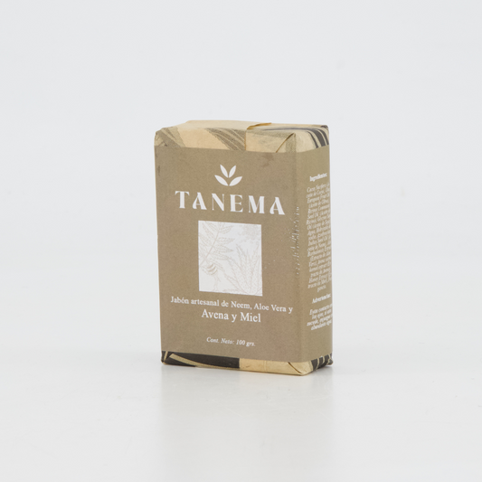 Jabón Artesanal de Neem, Avena y Miel