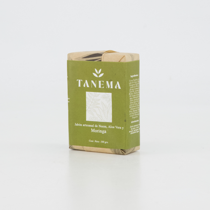 Jabón Artesanal de Neem, Aloe Vera y Moringa